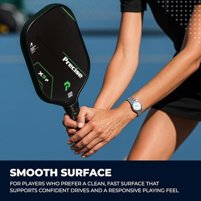 Precise Carbon Fibre Pickleball Paddle – USAPA Approved – Honeycomb Core – Smooth or Textured Surface Options – Comfort Grip – Indoor & Outdoor Racket