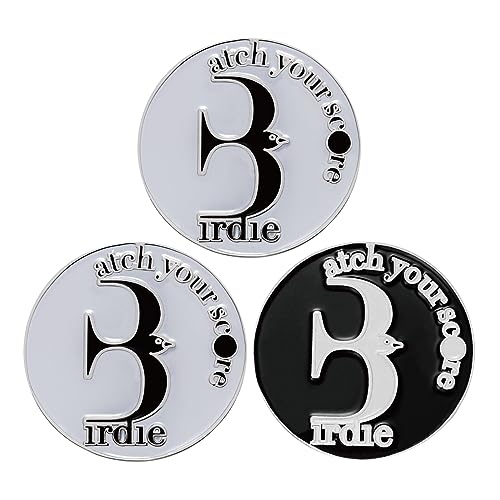 Golf Ball Marker with Golf Stroke Counter Bracelet, Birdie Ball Marker, Golf Accessories for Men and Women, Golf Gifts for Men and Women - color: White/Black/Marker