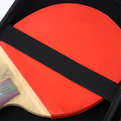 Pingpong Paddles Case Hard Shell Table Tennis Paddle Storage Bag Easy to Carry Great Lovers Pingpong Hard Case Bag for Training and Travel - color: Blue