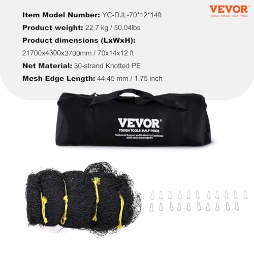 VEVOR Baseball Batting Cage,Professional Softball Baseball Batting Hitting Training Net,Heavy Duty Enclosed PE Practice Portable Pitching Cage Net with Door&Carry Bag,for Backyard,Field,Indoor&Outdoor