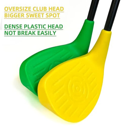 Golf Club with Oversize Head, Right-Handed Plastic Chipping Clubs for Outdoor Backyard Game Training Practice, Golf Accessories Gifts for Men