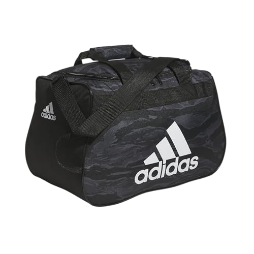adidas Power Gym Duffel Bag – Athletic & Lightweight for Sports – Diablo - color: Essential Camo Black/Black/White/Diablo