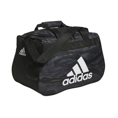 adidas Power Gym Duffel Bag – Athletic & Lightweight for Sports – Diablo - color: Essential Camo Black/Black/White/Diablo