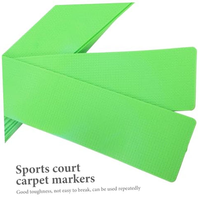 Mikikit Court Marking Lines Pole Mini Court Marker Soccer Training Mat Floor Markers Tennis Training Court