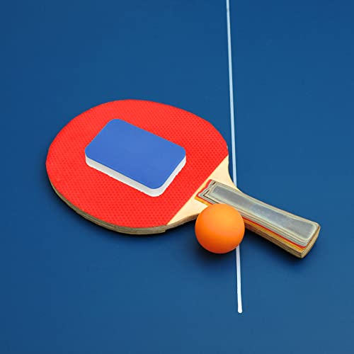 PATIKIL Table Tennis Rubber Cleaner, 2 Pack Ping Pong Cleaning Sponge Paddle Cleaner Racket Care Soft, Blue White