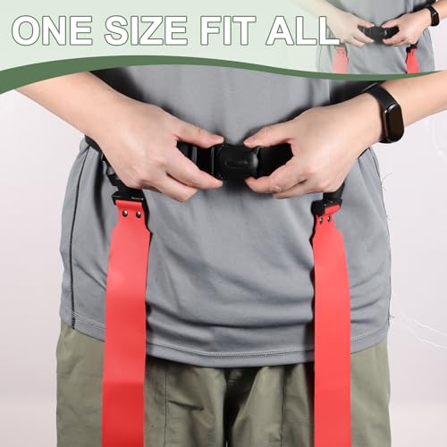 Flag Football Set, Adjustable Flag Football Belt - color: Red