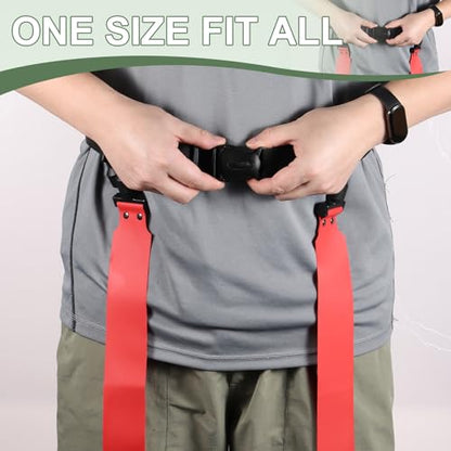 Flag Football Set, Adjustable Flag Football Belt with 1 Belt and 3 Flags Easy Tear Away - color: Emerald Green