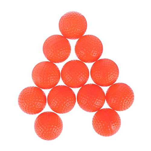 BESPORTBLE Golf Practice Equipment 12pcs Bulk Pack Indoor Training High Visibility Golfball Practice