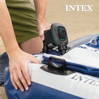 INTEX QuickFill Electric Air Pump: Inflates and Deflates Air Mattresses, Inflatable Kayaks, Boats, Toys - size: 23.0CFM, style: AC