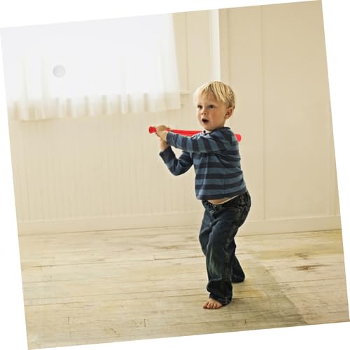 Luxshiny 2 Sets Baseball Bat Outdoor Lightweight Soft Plastic Training Bat for Boys Parent Activities Backyard Beach Play