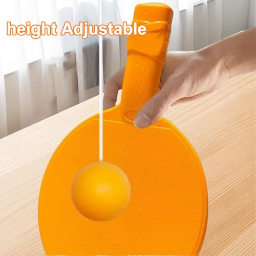Door Ping Pong Game Over The Door, Adjustable Doorway Game Pingpong, Hanging Table Tennis Trainer Portable Set, (1 Pcs Trainer 6 Balls) Door Pong Game for Kids with Racket and Balls