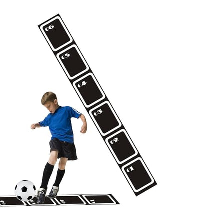 Non-Slip Agility Ladder – 250/350/450cm Jacob, Soccer Practice Tool, Speed Supply | Perfectly Great for Sports Fitness Exercise, Portable - size: 250x34x0.3CM