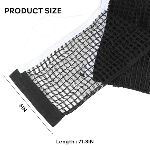 JBM 2 Pack Table Tennis Net Replacement for Any Table 60 to 72 Inch