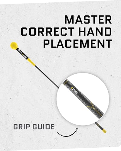 SKLZ Golf Swing Trainer and Warm Up Tool- Essential Golf Accessories for Golfers, Increase Swing Speed, Distance, Balance and Grip Strength - style: Gold Flex 48" Swing Trainer