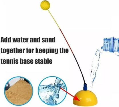 Aimery Tennis Trainer Rebound Ball Solo Tennis Practice Rebounder Strengthen Overall Muscle Memory Correct Body Posture