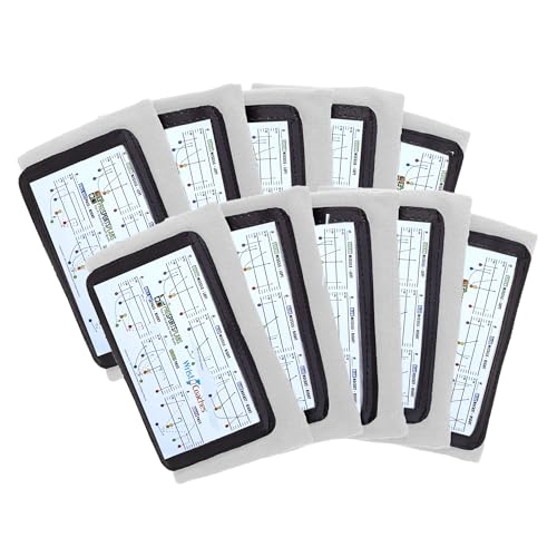 Football Play Wristbands - Youth Quarterback Gear - Wristband Playbook for Football and Softball Signs - color: White