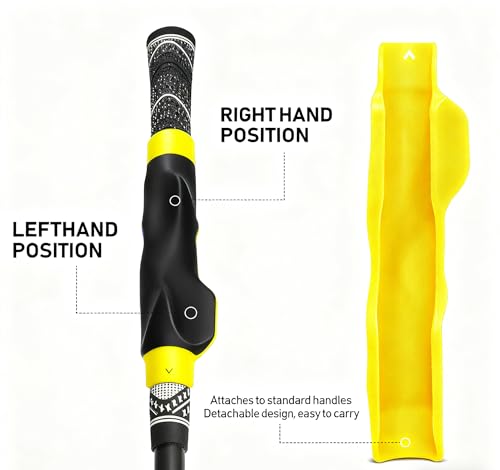 Golf Beginner Swing Fix 3-Piece Set - Wrist Corrector, Hand Grip Trainer & Arm Alignment Strap for New Golfers, Good Gift