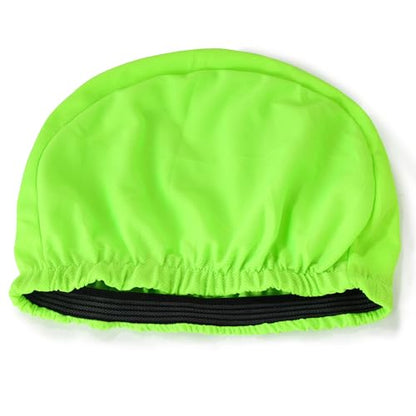 Football Helmet Covers Scrimmage Caps-Perfect for Football, Hockey, and Lacrosse Practice Sessions.The Fabric is Elastic& Bright Colors for Team Identification - color: Green-6pcs