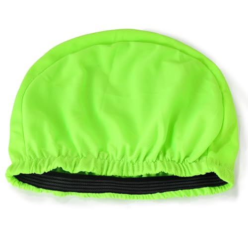 Football Helmet Covers Scrimmage Caps-Perfect for Football, Hockey, and Lacrosse Practice Sessions.The Fabric is Elastic& Bright Colors for Team Identification - color: Green-12pcs