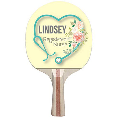 Infusion Table Tennis Paddle and Balls Gift Box Set - color: Registered Nurse