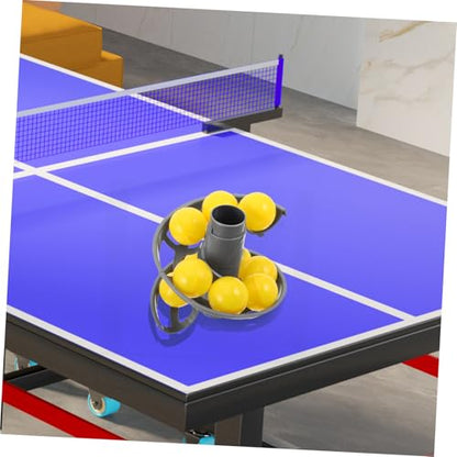 BESPORTBLE 3pcs Table Tennis Pitching Orbits Set Spiral Ball Tracks for Portable Ping Pong Ball Launcher for Home and Club Training Equipment