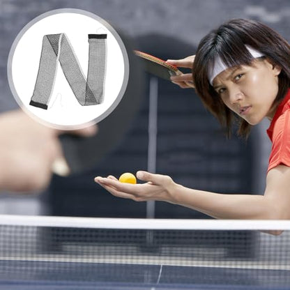Sturdy Polyester-Cotton Table Tennis Net Lightweight Compact Easy Installation Indoor Outdoor Training Net Compatible with Any Standard Table