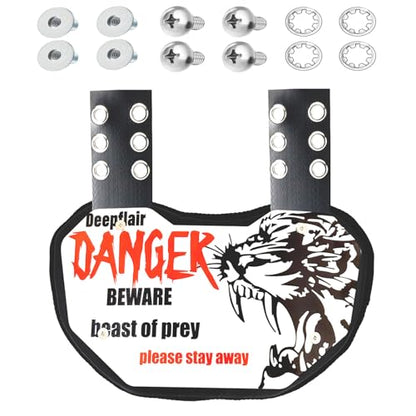Sports Football Back Plate Curved Design Football Lower Back Protect Sports Protective Accessories Devil Pattern for Kids & Adults