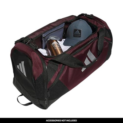 adidas Team Issue Duffel Bag – Durable for Sports & Travel - color: Maroon/2