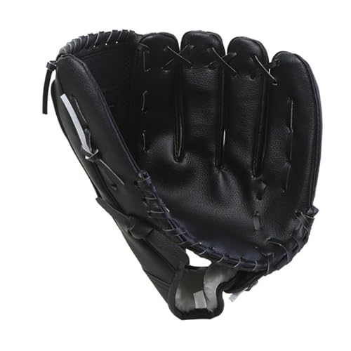 LIOOBO PU Thickened Baseball Glove for Pitcher Training Mitt with Impact-Resistant PU Flexible Infield Catcher Glove for Beginner Youth Practice