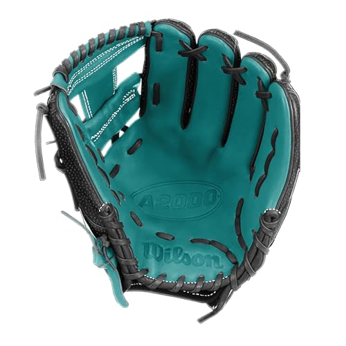Wilson A2000 1786 Baseball Glove, Right Hand Throw, Infield Series - Exclusive Edition - color: Black/Teal