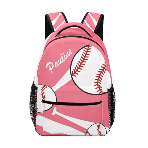 Baseball Sport Flamigo Personalized School Backpack for Teen Kid-Boy/Girl Primary Daypack Travel Bookbag - color: Option 22