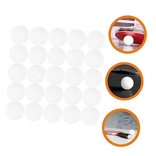 Kisangel 50pcs High Bounce Pong Balls Table Tennis Training Balls for School Gym Home Party Use for Recreational and Teaching Activities