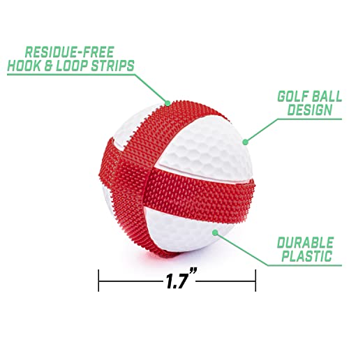 GoSports Chip N' Stick Replacement Sticky Golf Balls with Tote Bag - 16 Pack