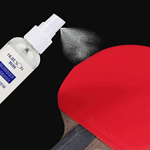 2 Bottle Table Tennis Paddle Cleaner Spray Ping Pong Racket Rubber and Wood Cleaning Kit Table Tennis Rubber Cleaner Improves Spin and Accuracy