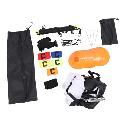 Agility Ladder Speed Training Set,Football Speed Training Equipment with Soccer Cones and Running Umbrella for Football Fitness Speeds Drills Athletes Teens Adults