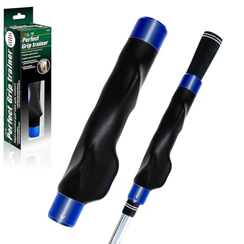 Golf Grip Trainer Right Handed Golf Club Grip Training Aid for Beginners & Pros, Grip Strength Trainer, Golf Swing Trainer Practice Grip Corrector