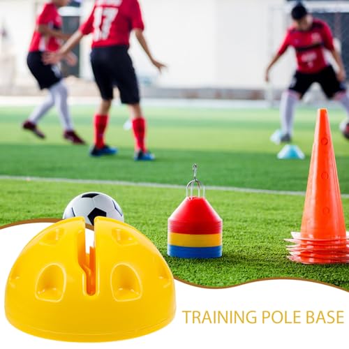 Baluue Soccer Training Poles Pack Plastic Abs Stability Safety for Agility Training