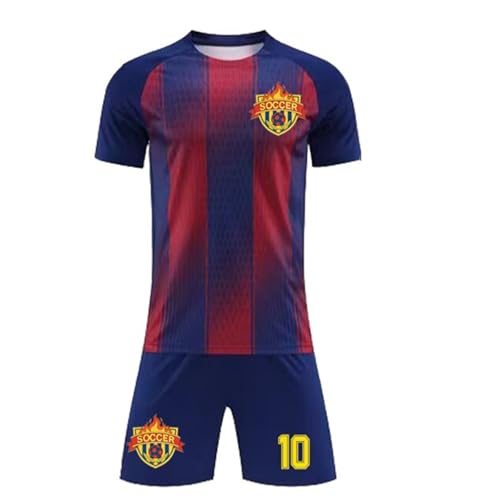 Soccer Jerseys for Kids Boys Girls Youth for Sport Football Training Uniform Soccer Fans Shirt Gift Kit Set T-Shirt and Short