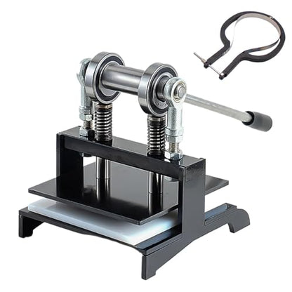 Manual Table Tennis Rubber Edge Cutter,Table Tennis Racket Rubber Cutting Tool Kit,Double Roller Bearing with 8mm Thickness Base Plate, Universal Mold for Pen-Hold and Horizontal Grips(25x25CM) - size: 25x25CM