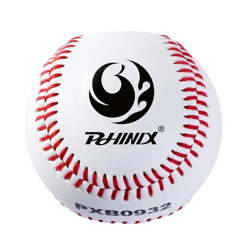 PHINIX Soft Cushioned Baseball Safety Baseball for Indoor and Outdoor Training - style: Box of 12