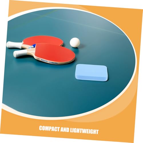 ibasenice 2pcs Table Tennis Racket Cleaning Sponge Professional Racket Eraser Cleaner Sponge for Pingpong Paddle Maintenance
