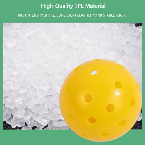 4-Pack Bucket Toss Golf Balls, Yard Toss Games Balls, Bucket Game Golf Ball, Outdoor and Indoor Pickleball Ball, with Mesh Bag - color: Green, style: 40-Holes Pro Balls for Game