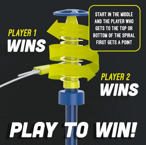 Swingball Pickleball Paddles Tether Tennis Game Set - Portable All-Surface Base, Durable, Easy Assembly, Indoor & Outdoor Games, Backyard Games for Kids, Active Play for Kids and Families, Ages 6+