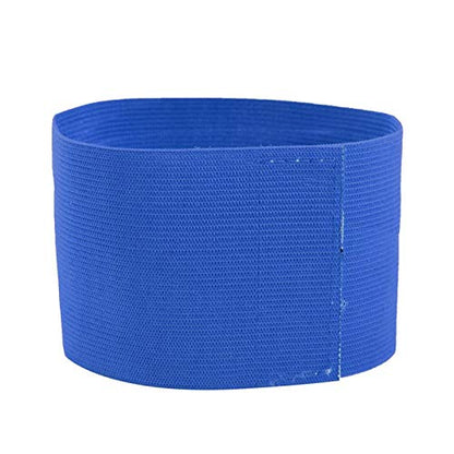 Captain Armband, Outdoor Team Sports Groups Soccer Armbands Adjustable Player Bands Elastic Soccer Captain Armband for Adult Youth School Team Competition Players (Blue)