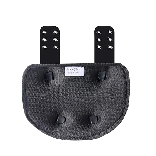 Football Back Plate, Football Low Back Pad, Rear Protector Lower Back Pads+ Towel - color: Black, size: Large