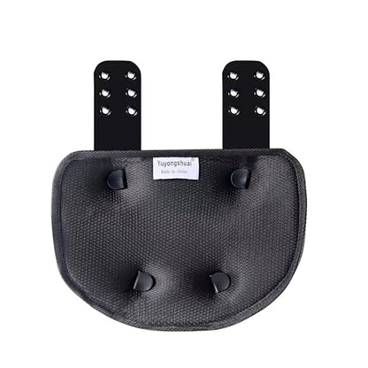 Football Back Plate, Football Low Back Pad, Rear Protector Lower Back Pads+ Towel - color: Black, size: Large