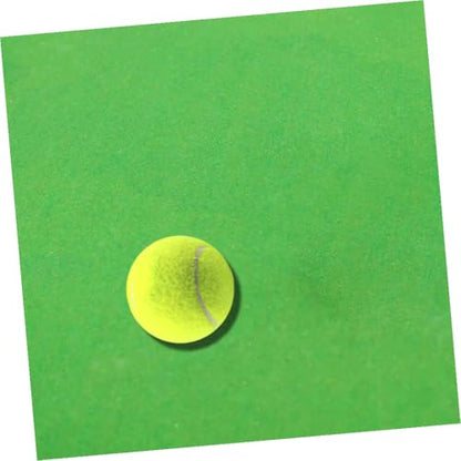 Happyyami 12pcs Pressureless Tennis Balls for Training and Practice Durable Felt for All Courts Tennis Machines and Outdoor Sports