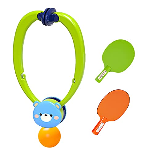 ZJchao Hanging Table Tennis, Pong Doorway with Table Tennis Training Device Equipment Indoor Self Training Set Doorway Pong for Hanging Pingpong Trainer - color: Green