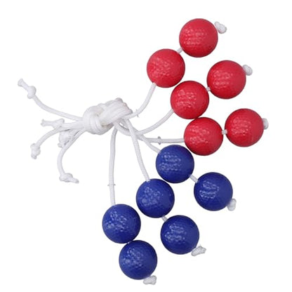 ZJchao Golf Ladder Toss Balls Golf Training Aid Tool 3 Red 3 Blue PE Material for Indoor Outdoor Practice with Durable Reliable Design