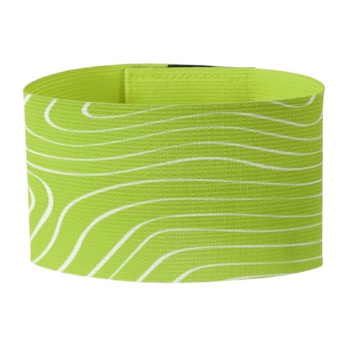 Captain Arm Bands for Soccer, Soccer Captain Armband, Elastic Protective Arm Badge Adjustable Player - color: Fluorescent Green